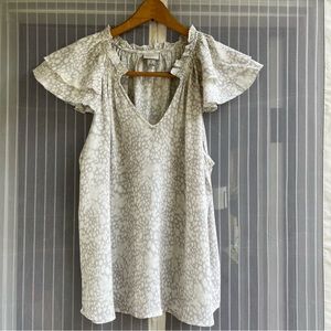 A New Day ruffle sleeve top